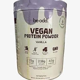 Be Odd Vegan Protein Powder | Quality Pea Protein Isolate | Sugar-Free, Easy to Digest |100% Natural Plant Protein | For Men & Women | 25gm per serving-picture-22