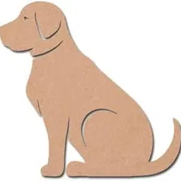 GG Decor Dog Premarked Wooden MDF Cutout for Crafts Work Decor Artistic DIY Work Art and Craft (5 Inch)-picture-26