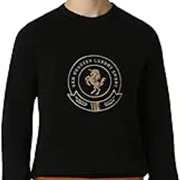 Van Heusen Men's Luxury Sports Regular Fit Full Sleeve Crew Neck Sweater | Sophisticated Flair | Super Premium Fabric-picture-16