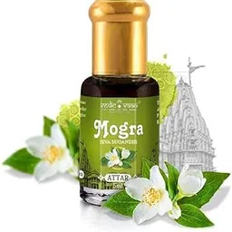 Vedic Vaani Natural Non-Alcoholic Mogra Attar Perfume (5 ml) image 1
