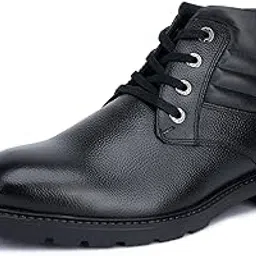 louis stitch Italian Leather Chukka Boot For Men | Handcrafted | High Ankle Mens Boot | Hiking and Biking Boot (BT-WBNDCK) image 1