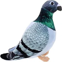 Pigeon Toy, Realistic Stuffed Pigeon Bird for Kids, Soft Plush Toy for Bedtime Companion and Educational Play, for Birthdays and Special Occasions-picture-17
