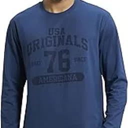 jockey US82 Men's Super Combed Cotton Rich Solid Round Neck Regular Fit Full Sleeve T-Shirt (Prints May Vary)-picture-20