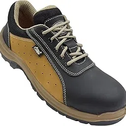 Allen Cooper Safety Shoe ACL 1702 | Premium Nubuck Leather, 200J Steel Toe, DD-PU Sole, Heat, Water & Oil Resistant, Anti-Skid | Size 09 UK/INDIA-image-17