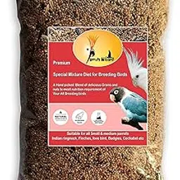 parrots wizard Parrots Wizard, Bird Food for Budgies, Mix Seeds (450 Grams) All Life Stages-picture-29