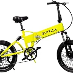 SVITCH NXE Non-Electric Bicycle for Men and Women | Lightweight Aluminum Frame | Stylish, Efficient, and Durable Cycle | Shock Absorbing Suspension | Ideal for City & Off-Road (Yellow)-picture-42