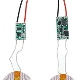 REES52 Qi Wireless Charging Module Inductive Charger Transmitter +Receiver Power Supply Module DC 5V 2A (Coil Outer Diameter 43mm)-1 Pair-picture-28