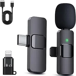 EYUVAA Wireless Lavalier Microphone for iPhone & Android USB-C Devices | Plug & Play Collar Mic with Noise Reduction | Clear Audio for Vlogging, YouTube, Interviews & Online Classes (K-8)-picture-19