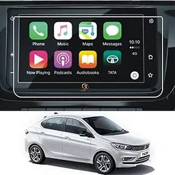 Armour Guards 9H Unbreakable GLOSSY FINISH Screen Protector Compatible With TATA TIGOR Jtp Petrol CAR Touch Screen Infotainment System (7 Inch)-picture-48