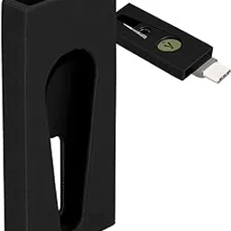 splash n color SplashNColor 2FA Protector Compatible with Yubikey 5C and 5C NFC USB C Security Keys - Slim Sleek Case Holder with Keychain for Enhanced Protection Black-picture-30