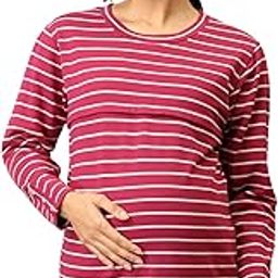 the mom store Maternity and Nursing Winter Wear Sweatshirt | Feeding Sweatshirt for Pre and Post Pregnancy | Winter Top-picture-12