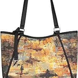 zouk Naisha Tote Bag l | Vegan Leather Handbag for Women-picture-21