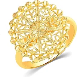 vfj vighnaharta fashion jewellery Vighnaharta valentine day gift valentineday gift for her gift for him gift for women gift for men Gold Plated Alloy adjustable Umbrella Ring for Women and Girls VFJ1640FRG-picture-51