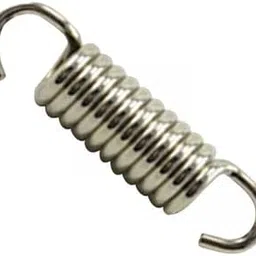 ATORSE 2xMotorcycle Exhaust Pipe Spring Accessory 304 Stainless Steel 43mm Argent Straight-image-58