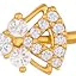 gc premium jewellery Gold-Plated American Diamond Nose Pin Combo with Premium Finish-picture-59