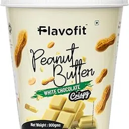 Flavofit Crispy White Chocolate Peanut Butter 900 gram | 24g Protein | Healthy & tasty | Vegan | Cholesterol & Trans fat free-picture-18