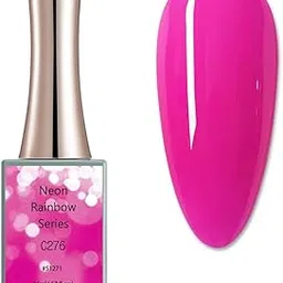 CANNI Gel Nail Polish Neon Rainbow Gel Series Nail Gel UV Gel Nail Art Starter Manicure Salon DIY at Home - C276-picture-28
