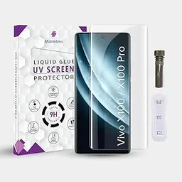 Advanced HD+ UV Tempered Glass Screen Protector For Vivo X100 / X100 Pro (6.78 Inch, Pack of 1) UV Curved Screen Guard Full Adhesive, Case Friendly with installation kit & Guide-picture-19