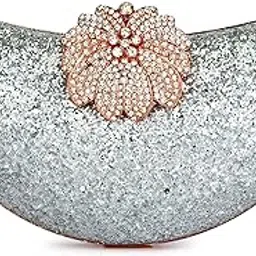 tooba Handicraft Hand Embroidered Box Clutch Bag Purse for Bridal, Casual, Wedding Bag for Women & Girls-picture-14