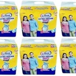 Lifree Adult Diaper -Large Set Of 6 Packs (10 Pcs Each) Waist Size 30-39 Inches - Unisex-image-25