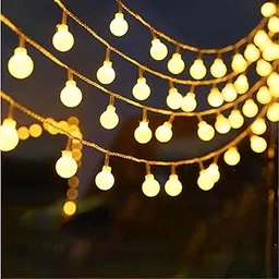 KHIZAR 3M 20LEDS Warm White Battery Operated Christmas Tree Decorative Fairy Light Mini LED Globe Ball String Light Festival Lights Diwali Decoration (3 M 20 LEDs)-picture-58