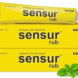 Sensur Natural and Ayurvedic Pain Relief Rub (30g, Pack of 2) | Fast Relief | All pains, One solution-image-77
