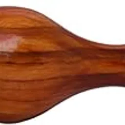 HEALTHANDWEALTH Detox Bronze/Kansa Wand Body and Foot Massager | Unique Design - 2 in 1 Massager with Two Different Sizes of Kansa Cups. Comfortable Grip image 1