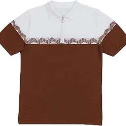 QMAX Men’s Very Soft Knitted Polo T-Shirt | Half Sleeve Cotton Blend with Zipper Neck | Casual Wear-picture-25