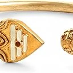 sengems panchaloha five metal Impon kada bracelets for men and women - Lord Muruga Vel Rudrakha kada - Panchaloha made of Gold, Silver, Copper, Zinc, and Iron - Thick Kada.-picture-15