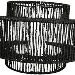 MERISHOPP Chandelier Lampshade Farmhouse Woven Lamp Shade for Fireplace Hallway Indoor|Home & Garden | Lamps, Lighting & Ceiling Fans | Wall Fixtures-picture-18
