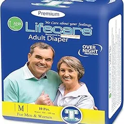 ANK Lifecare PREMIUM Adult Diaper | Medium size Diaper (Waist size: 071-112CM / 28-44 INCH) | Tape Style, High Absorbency, Odour Free,Anti-Bacterial,Extra Absorbent gel core | Pack of 1(10 NOS)-picture-18