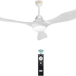 Kuhl Glanz F3 1320mm BLDC Ceiling Fan| IoT enabled | Down Light | 5-Star Rated | High Air Flow | Saves up to 65% electricity | 3 aerodynamic blades | 5 Year Warranty | Free Installation | White-picture-20