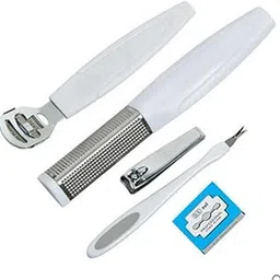 Five In One Set Foot Scraper For Removing Dead Skin And Calluses | Multifunctional Pedicure Set | Ergonomically Designed For A Comfortable Grip | Durable Materials | Versatile Usage-picture-26