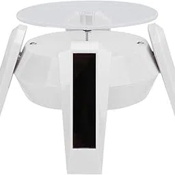 Turntable Display Stand, Stable and Reliable Solar Rotating Turntable with Blue LED Lights for Jewelry-picture-38