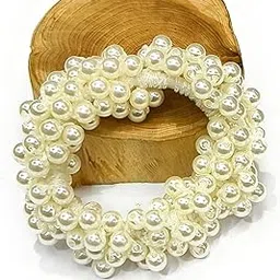 fairytale Pearl Hair Bands Women Girls Scrunchie Ponytail Holder Pearl Beads Women Hair Bands Elastic Rubber Rope Ties Hair Accessories-picture-28