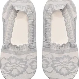 ssoshhub Multicolour Transparent Ankle Length Cotton Net Socks for Women and Girls, Stylish-picture-17