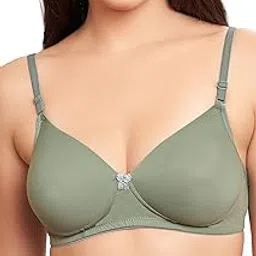 skdreams Nylon Seamless Heavily Padded Full Coverage Non-Wired Women's Pack of 1 T-Shirt Bra-picture-54