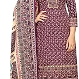dravinam trends Women's Unstitched Winter Wear Kashmiri Kani Digital Printed Heavy Woolen Pashmina Salwar Suit Dress Material with Printed Shawl Dupatta-picture-10