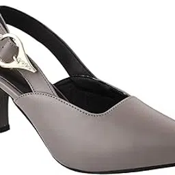 glematoz Side Buckle Detailed Pumps for Women & Girls Bow Detailed Stylish Close Toe Heels for Casual & Party Footwear-picture-25
