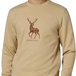 allen solly Men's Cotton Crew Neck Full Sleeves Regular Fit Casual Sweatshirt-picture-39
