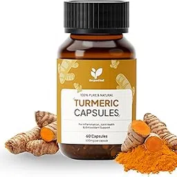 The Good Leaf Turmeric Capsules | Pure & Natural | Supports Inflammation Relief, Joint Health & Immunity | Promotes Skin Glow & Overall Wellness | For Men & Women | 60 Capsules | 500mg each | 100% Natural-image-67