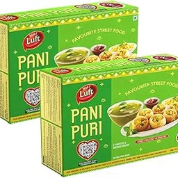 Wah Luft Pani Puri Kits 360g - Combo Pack of 2 (Namkeen, Snacks, Ready to Eat, Family pack, 30pcs (Full Blown Puris), Pastes & Boondi Inside, Chaat Special)-picture-63