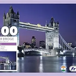 Frank Tower Bridge 500 Piece Jigsaw Puzzle for Adults & Kids Above 10 Years | Having Realistic Illustrations - Fun & Challenging Puzzle Games for Focus, Memory & Stress Relief | Gifts for Teenagers-picture-14