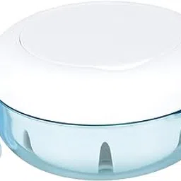 Denture Bath Case Denture Box Reusable Portable Denture Holder Box Durable Silicone Mini Storage Container with Vent Holes Premium Leak-proof Denture Cup for Home Travel Office (White + blue)-image-27