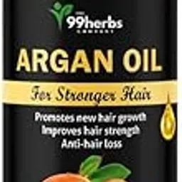 99Herbs Argan Oil for Hair Growth – Natural Hair Strengthening Oil with Moroccan Argan Extracts | Reduces Hair Fall, Nourishes Scalp, Repairs Damage | 100ml Herbal Hair Oil for Men & Women-picture-17