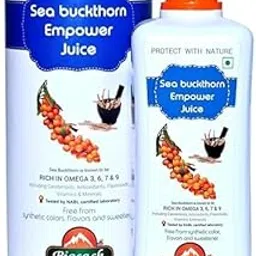 Biosash Sea Buckthorn Berry Empower Juice 750ml – Organic Juice with Seabuckthorn, Ashwagandha, Shatavari & Safed Musli | Rich in Omega 3 6 7 9 | Natural Drink for Energy Antioxidants & Vitality-picture-15