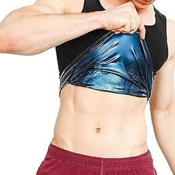 OLSIC Men's Sweat Sauna Vest Body Shaper Slimming Neoprene Trainer Fat Burning-image-16