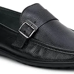 A10985 Men’s Genuine Leather Slip-On Loafers | Stylish, Lightweight & Comfortable Shoes for Office or Party-image-57