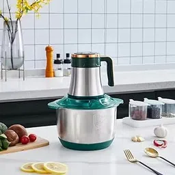 Electric Food Chopper & Meat Grinder – 2L Stainless Steel Bowl, 4 Bi-Level Blades – Food Processor for Meat, Vegetables, Fruits, Onion, Garlic, Herbs, Nuts – 300W Motor, One-Touch Operation-image-65
