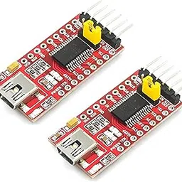 PAMEENCOS for 2pcs FTDI FT232RL USB to TTL Serial Converter Adapter Module 5V / 3.3V for Arduino-picture-10
